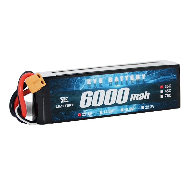 Bateria 3S Lipo 6000mAh 60C 11.1v Lipo Bateria