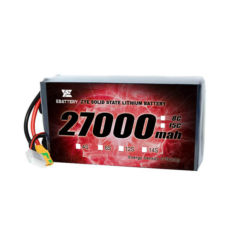 Li de alta densidade de energia HV Estado sólido 27000mAh Bateria
